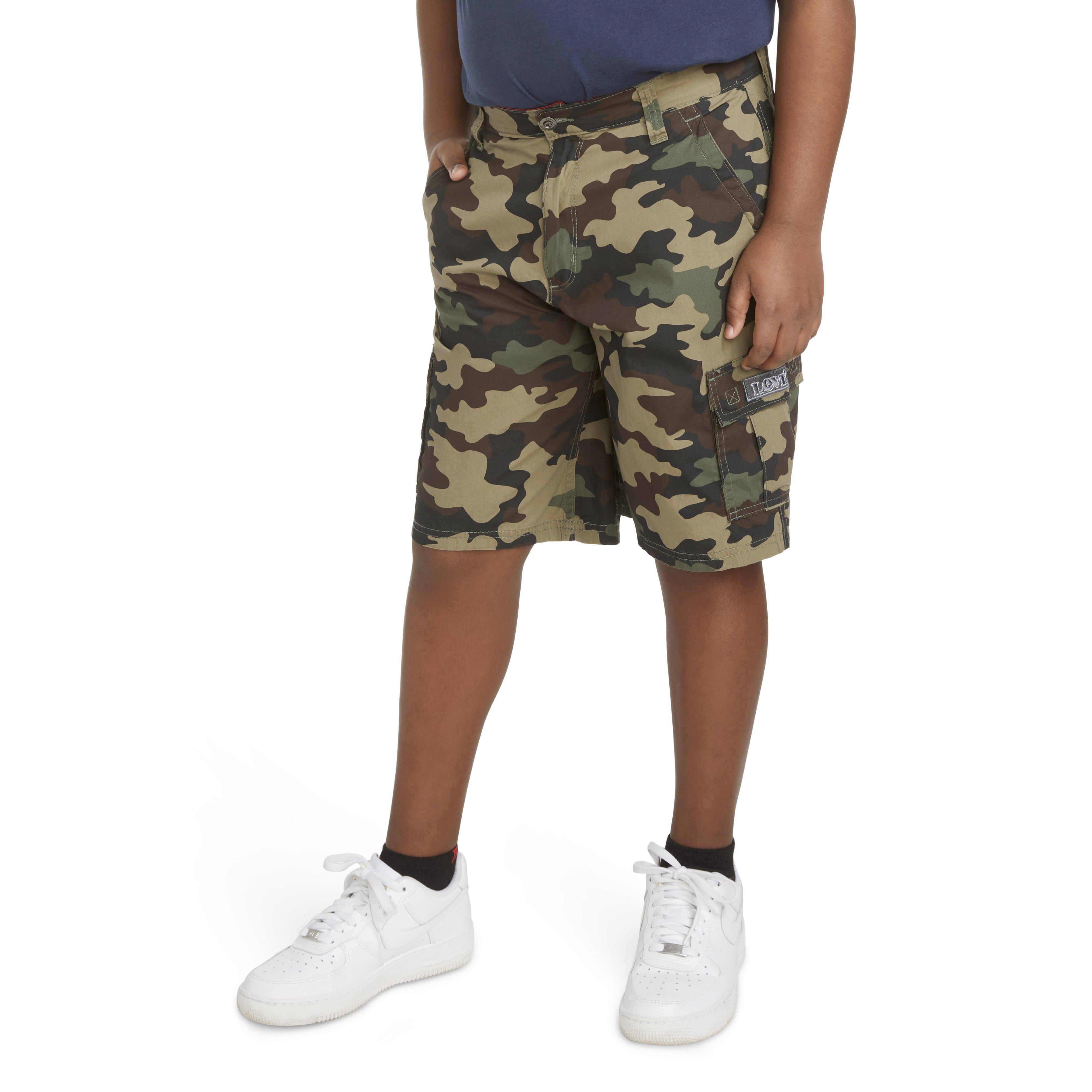 Levi's Big Boys' Red Tab Relaxed Cargo Shorts - Camo - CAMOUFLAGE